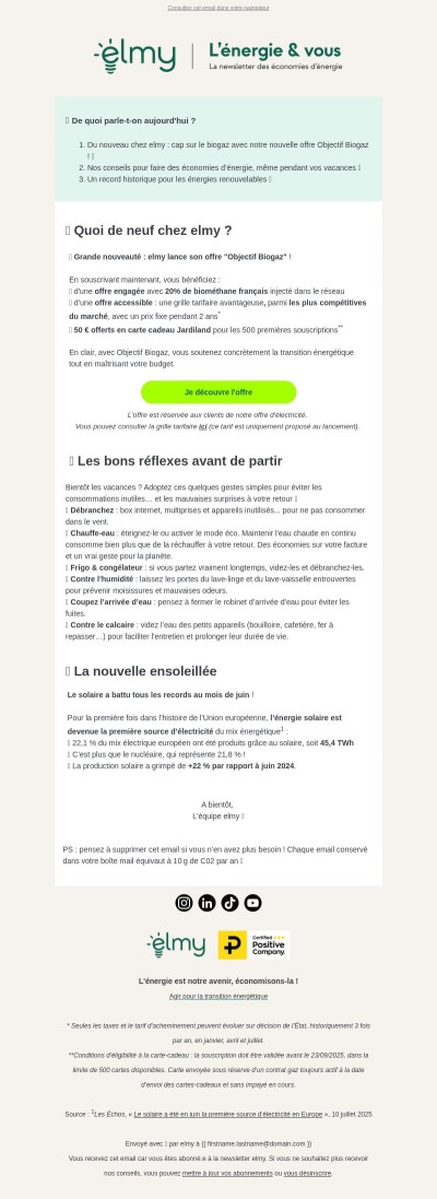 Ne perdez pas d'énergie pendant vos vacances 🌞