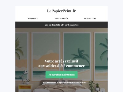 🌞 Vos soldes d’été VIP sont ouvertes
