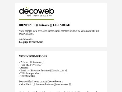 Bienvenue sur Decoweb.com