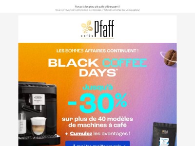 Black Days : des offres encore + folles ! 🔥