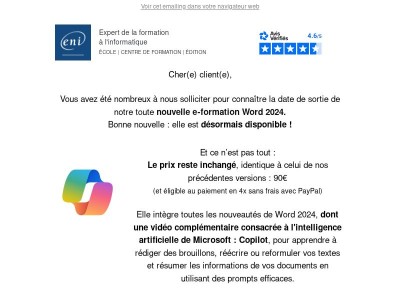💥 La nouvelle formation en ligne Word 2024 est enfin disponible !