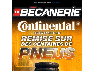 Avoir bon pneu bon œil c'est pas ça l'expression ? 👀Des remises sur des centaines de pneus Continental🔥