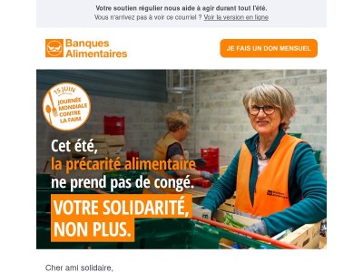 Journée mondiale contre la faim : mobilisons-nous ! 