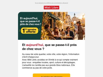 Et aujourd'hui, que se passe-t-il près de chez vous ?