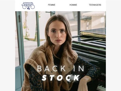 Back in stock - Ces pépites sont de retour.