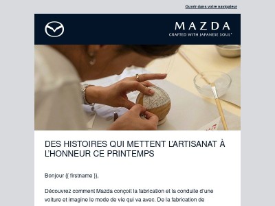 Votre édition Mazda spéciale printemps : conception du moteur et savoir-faire artisanal