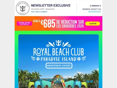 Voici votre newsletter exclusive Crown & Anchor de décembre