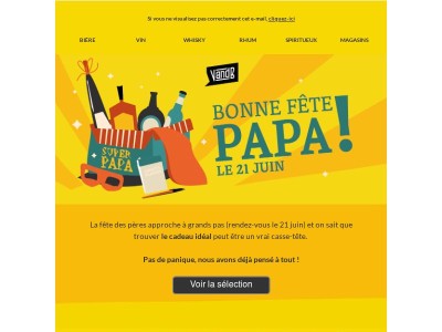 Pour un papa au top : le coffret parfait est chez V and B !