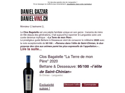 Un 95/100 du Languedoc à prix choc !