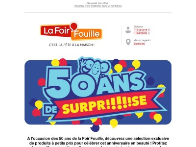 50 ans de surprises ! Une sélection à petits prix