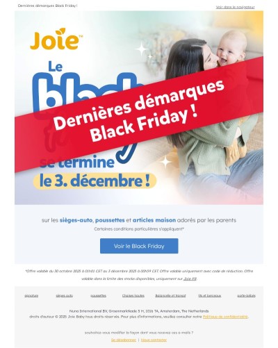 Plus que peu de temps pour profiter de nos offres Black Friday !