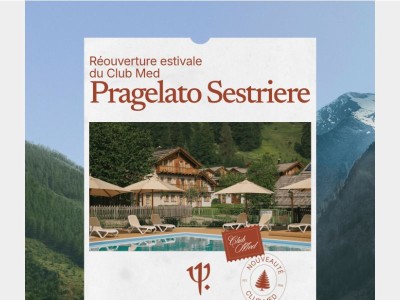 Réouverture estivale du Club Med Pragelato Sestriere