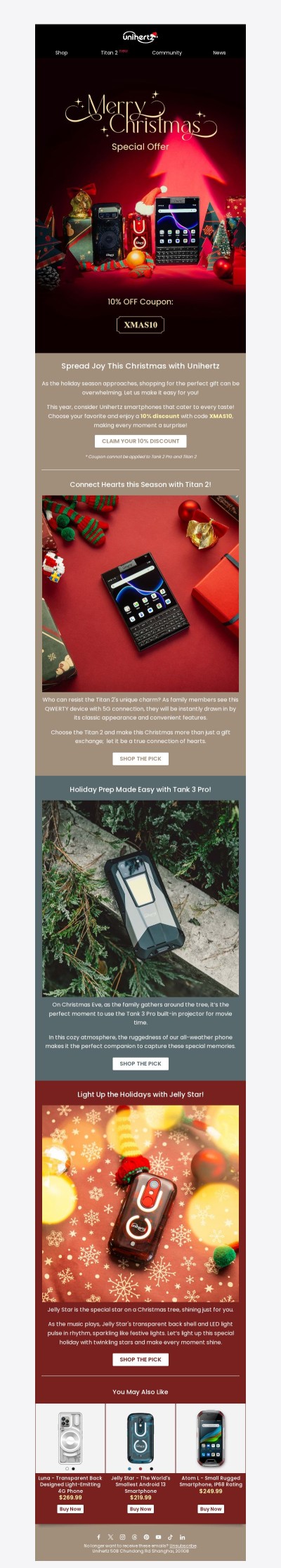 Celebrate with a 10% Christmas Special!