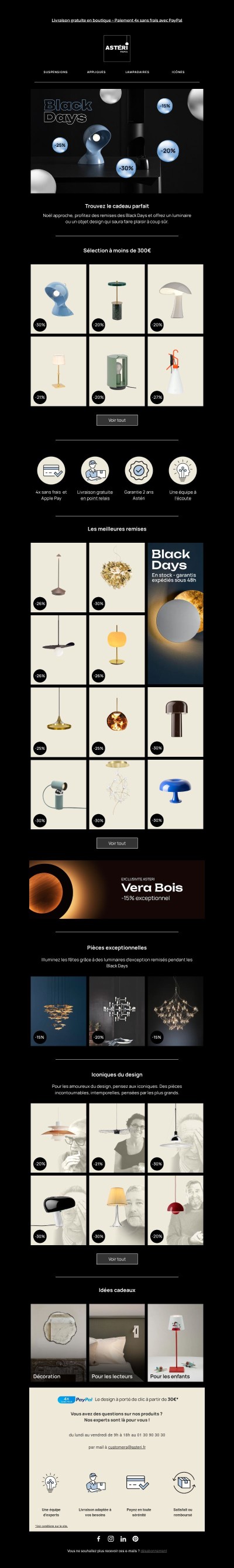 ✨Nemo Lighting, Zafferano, KDLN, Louis Poulsen et plus de 60 autres marques design