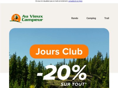 ÇA CONTINUE : -20% sur TOUT* ! 