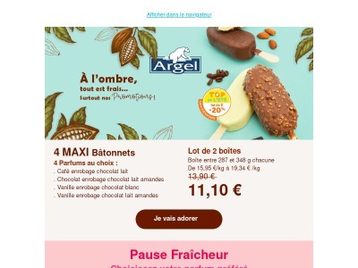 ☀️ Août : Nos produits TOP de l’été : Profitez des Promotions ARGEL ! 😎❄️