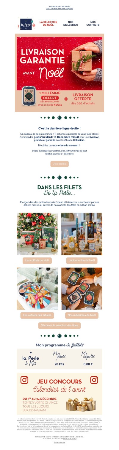 🚚🎄 Livraison encore garantie avant Noël !