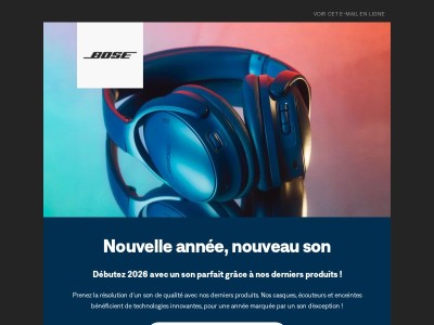 Débutez 2026 avec un son d’exception grâce à nos derniers produits !