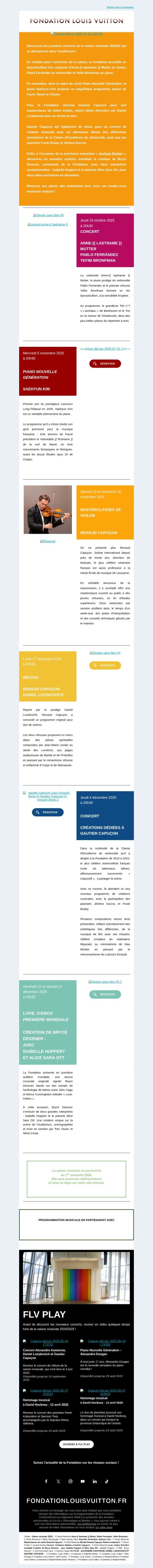 Découvrez la nouvelle saison musicale !