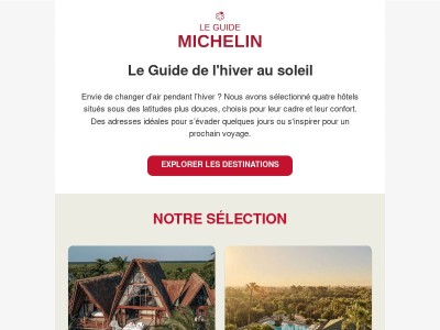 Le Guide pour s'échapper cet hiver