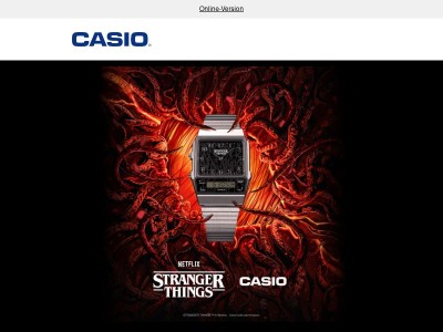 Collaboration : CASIO x “Stranger Things”