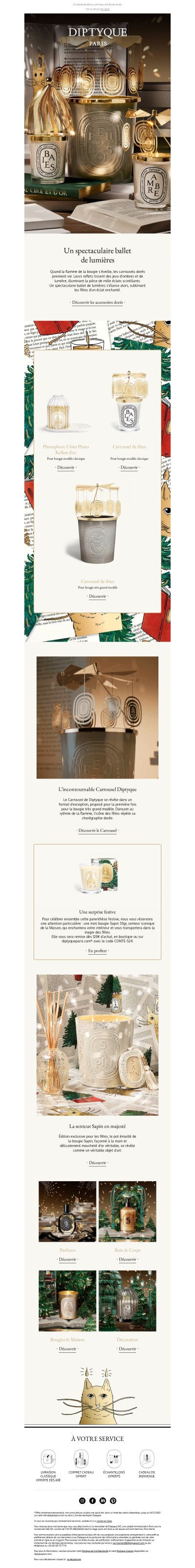 Offrir l'éclat des fêtes