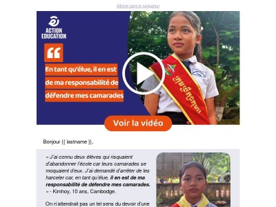 « Il en est de ma responsabilité de défendre mes camarades. » - Kimhoy