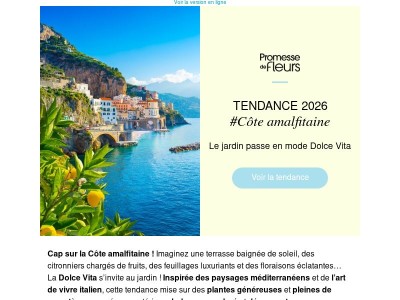 Côte amalfitaine : la tendance qui met du soleil au jardin ! 🍋