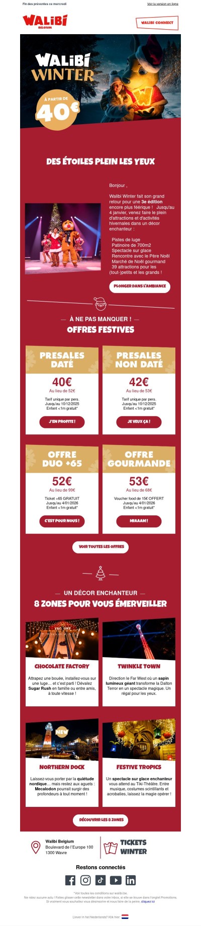 HO-HO-OH ! Économisez jusqu'à 47€ grâce aux Winter deals ! 🎅