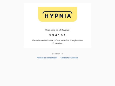 Votre code est : 994151