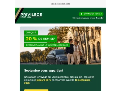 Que ferez-vous en septembre ?