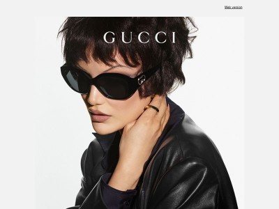 Une nouvelle campagne Gucci Eyewear