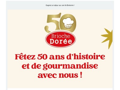 On fête nos 50 ans et on a une surprise pour vous 😍