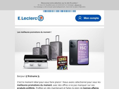 Nos meilleures promotions du moment !