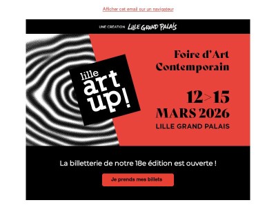 Lille Art Up! 2026 : billetterie ouverte !