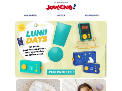 ☀️ En route pour les vacances avec LUNII… et des offres à ne pas manquer !