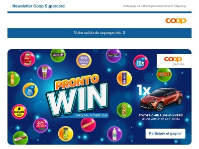 WIN WIN WIN! Jouez chaque jour dans l'appli Supercard