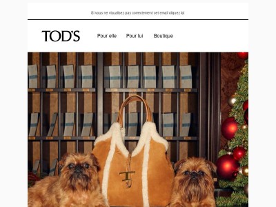 Joyeuses Fêtes de la part de Tod’s