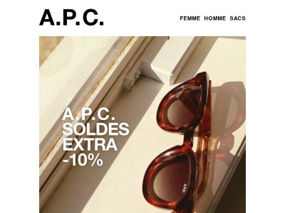 Soldes d'été | Une remise supplémentaire de -10%