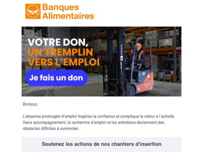 Votre don, un tremplin vers l’emploi