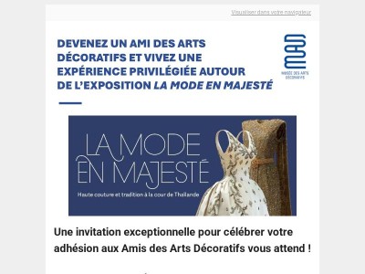 Rejoignez le cercle des Amis des Arts Décoratifs !