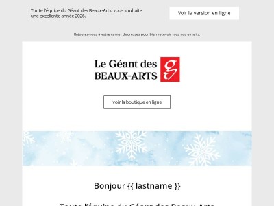 Meilleurs vœux pour 2026