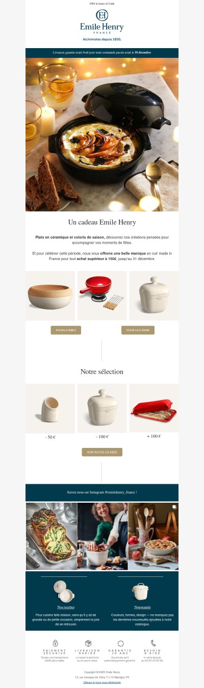 Une surprise pour les fêtes