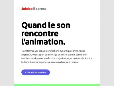 Animez facilement votre voix avec Adobe Express