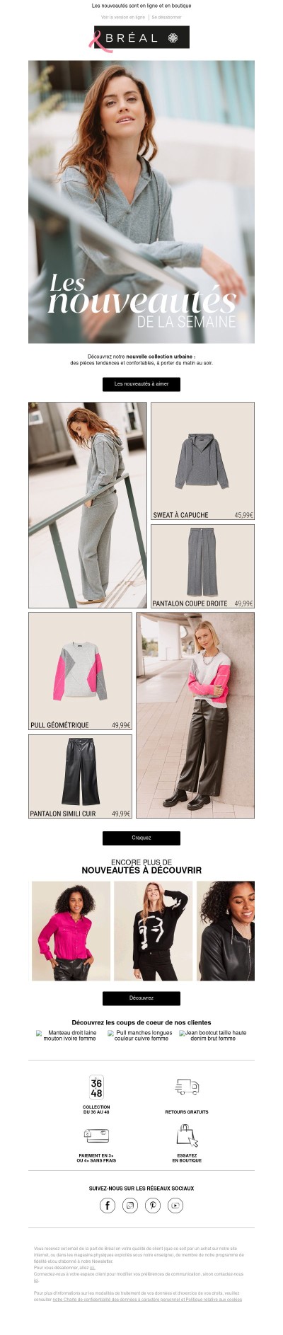 {{ lastname }}, votre boutique vous présente ses nouveautés