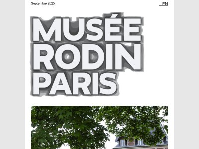 Septembre au musée Rodin