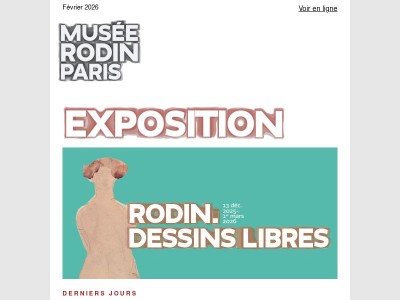 Derniers jours pour découvrir l’exposition "Rodin. Dessins libres"
