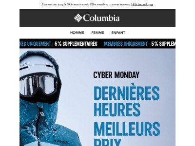 Bonus Cyber Monday : -5 % supplémentaires 🔥