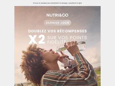 [DERNIÈRES HEURES] Vos points fidélité x2 ⏰