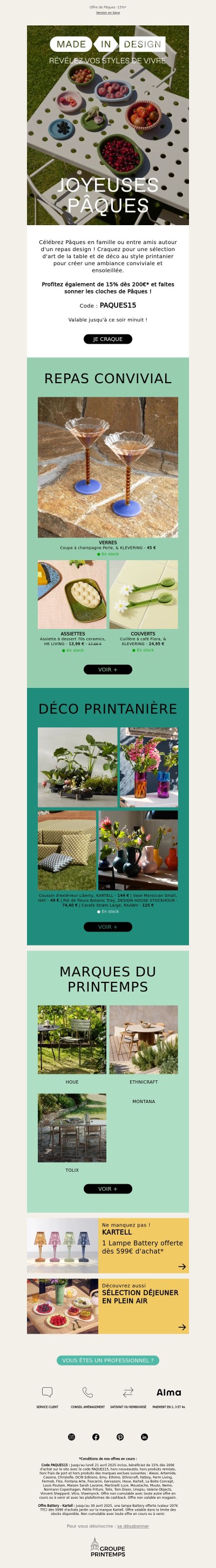 Célébrez Pâques au jardin !